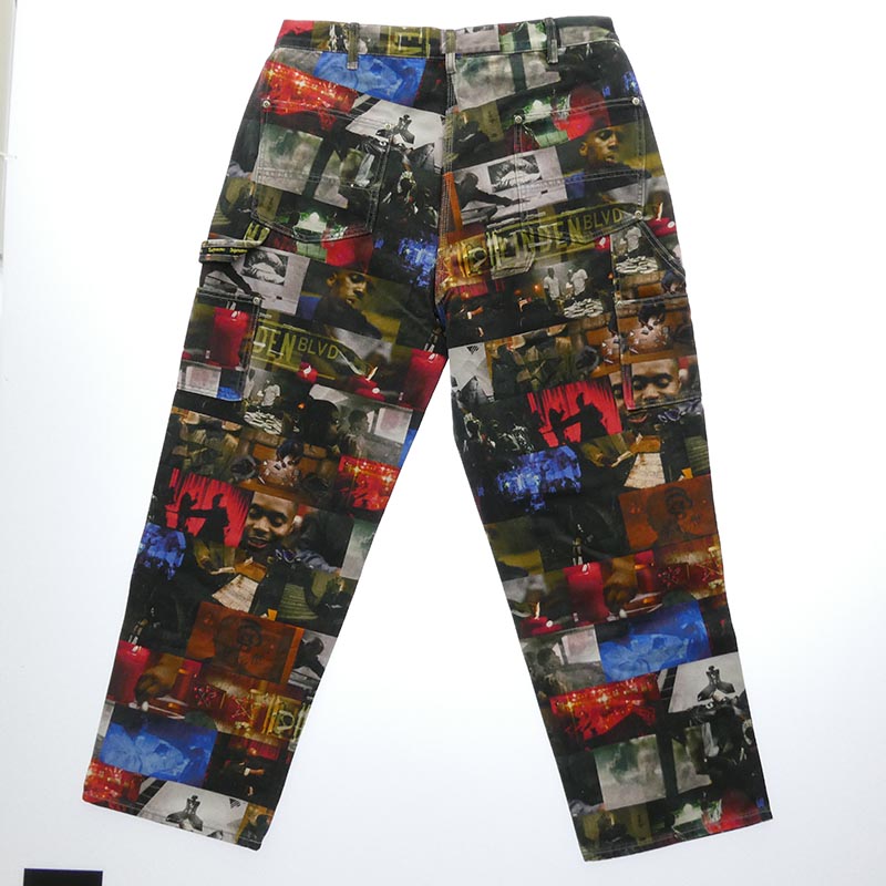 シュプリーム 21AW Nas and DMX Collage Double Knee Denim Painter Pant Nas アンド DMX コラージュ ダブル ニー デニム ペインター パンツ 買取実績 画像