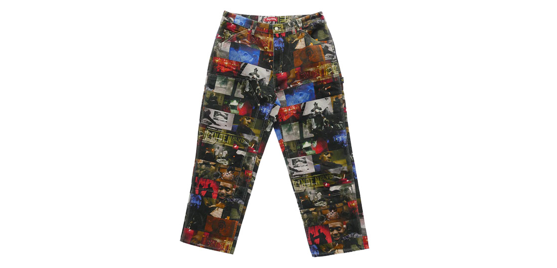 シュプリーム 21AW Nas and DMX Collage Double Knee Denim Painter Pant  買取実績