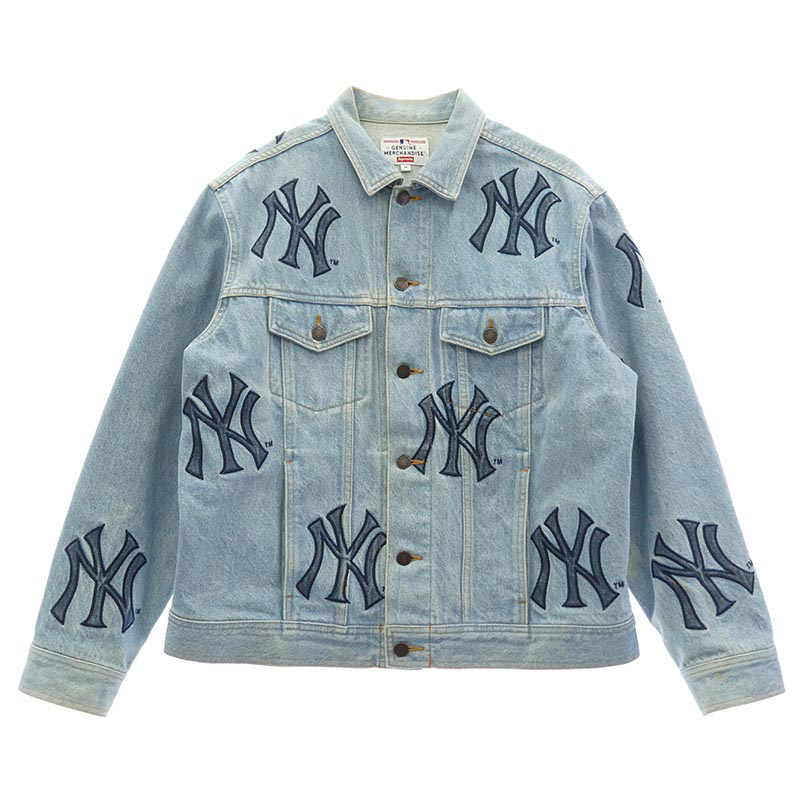 シュプリーム 21AW × NewYork Yankees Denim Trucker Jacket 買取実績