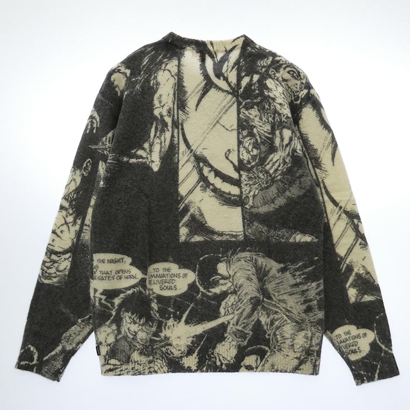 シュプリーム 21AW The Crow Sweater ザ クロウ セーター 総柄 ニット 買取実績 画像