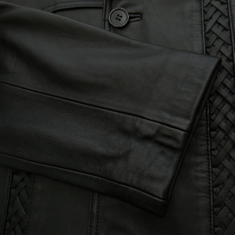 シュプリーム 21SS Braided Leather Overcoat ブレイデッド レザー オーバーコート 買取実績 画像