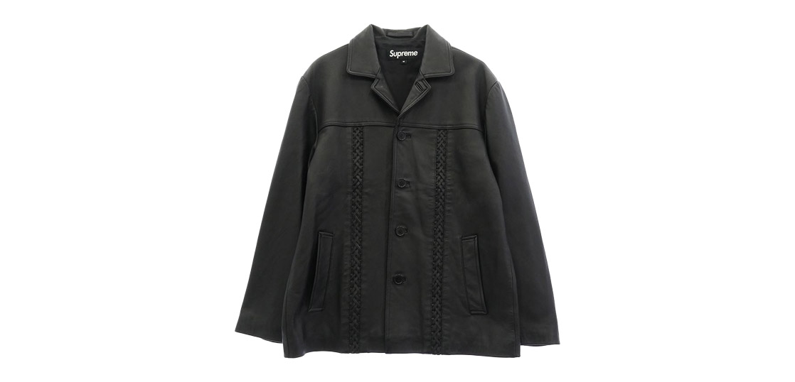 シュプリーム 21SS Braided Leather Overcoat 買取実績