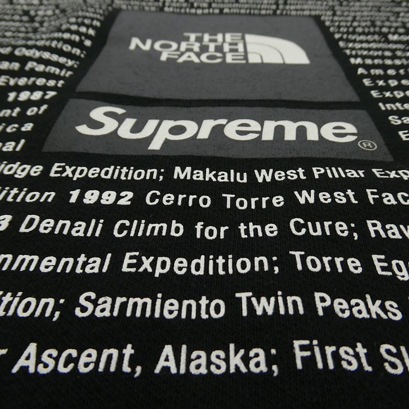 シュプリーム 24SS NT02411I × The North Face ノースフェイス Crewneck ロゴプリント クルーネック スウェット トレーナー 買取実績 画像