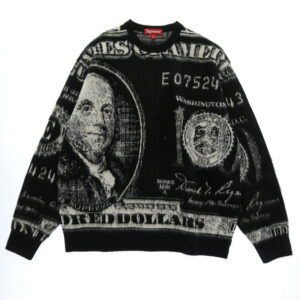 シュプリーム 25SS MONEY SWEATER マネーセーター 総柄 クルーネック ニット セーター 買取実績 画像