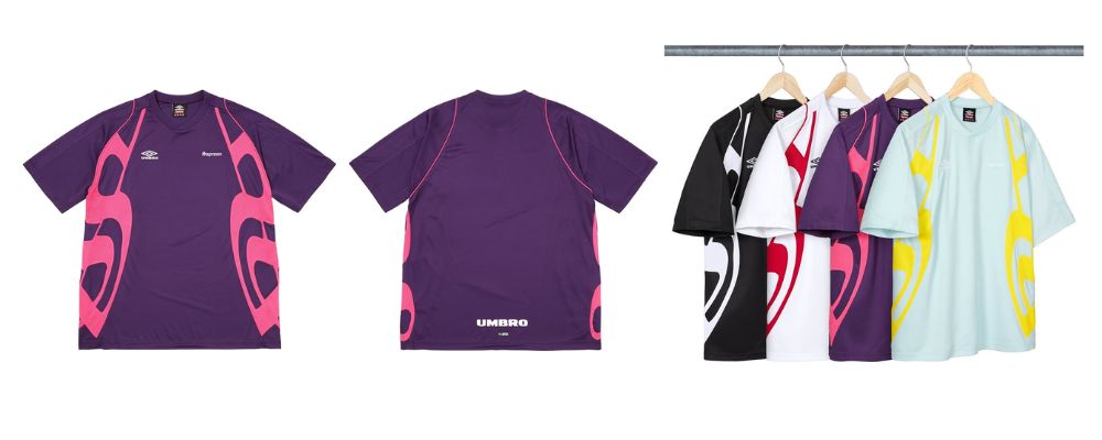 Supreme 2026SS Week10発売予定アイテムまとめ｜ブランド古着買取専門店LIFESupreme®/Umbro® Old English Soccer Jersey 24,200円画像
