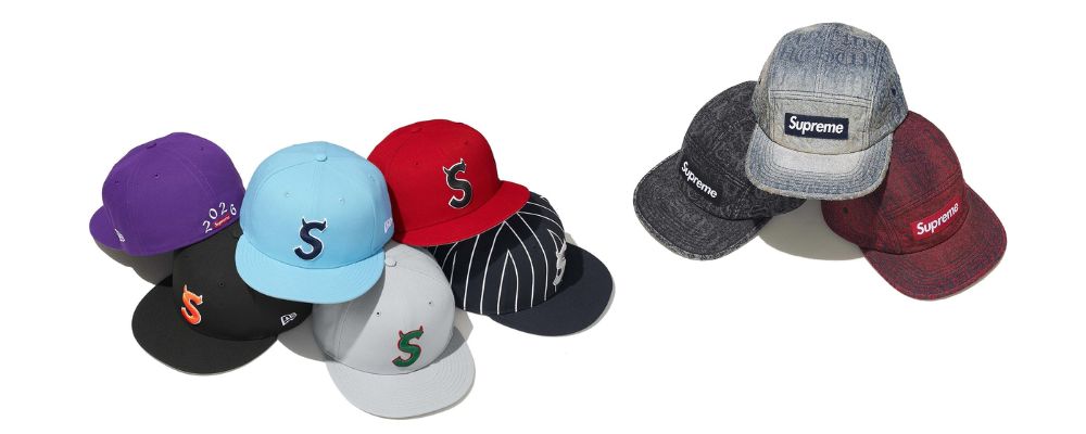 Supreme 2026SS Week10発売予定アイテムまとめ｜ブランド古着買取専門店LIFEDevil S Logo New Era® 9,350円 / Stitched Old English Denim Camp Cap 11,000円
画像