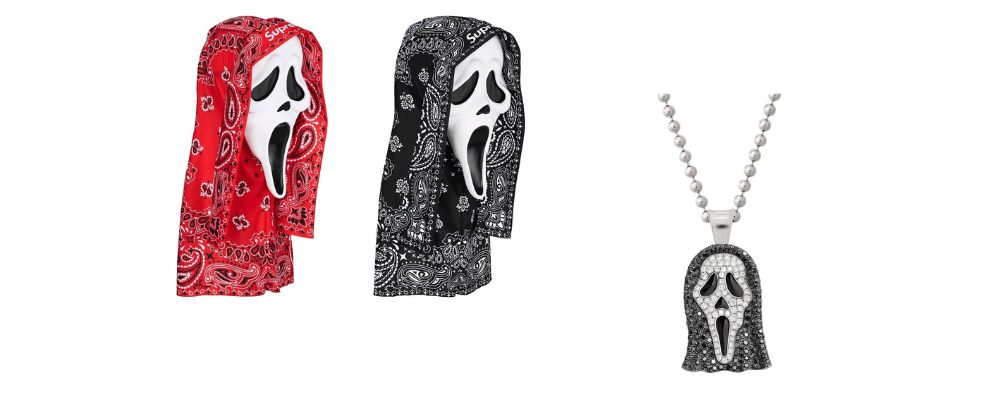 Supreme 2026SS Week10発売予定アイテムまとめ｜ブランド古着買取専門店LIFEGhostface® Mask 7,700円 / Supreme®/Jacob & Co./Ghostface® Diamond Pendant 715,000円画像