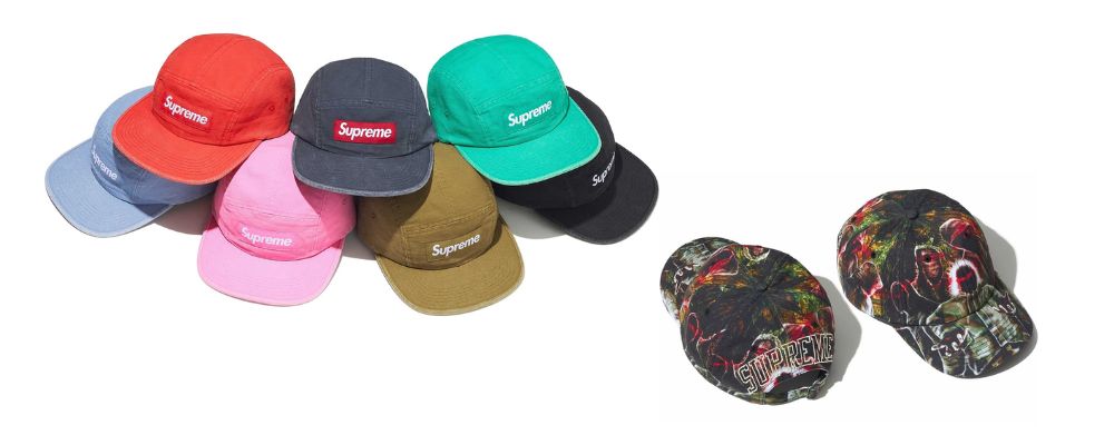 Supreme 2026SS Week11発売予定アイテムまとめ｜ブランド古着買取専門店LIFECanvas Camp Cap 9,350円 / Shadows 6-Panel 9,900円 画像