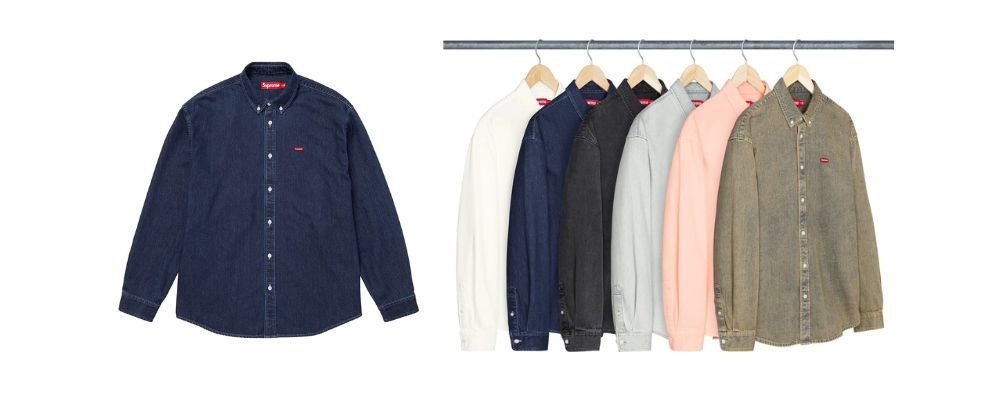 Supreme 2026SS Week11発売予定アイテムまとめ｜ブランド古着買取専門店LIFESmall Box Denim Shirt（スモールボックスデニムシャツ）※発売未定画像