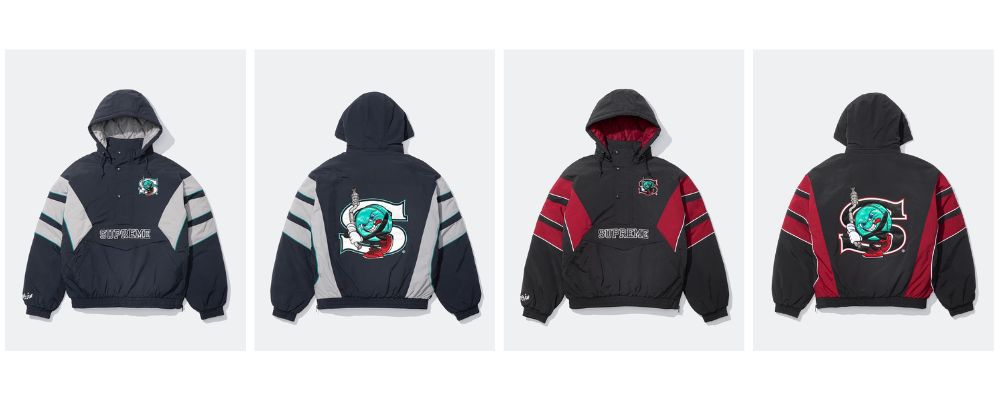 Supreme 2026SS Week12発売予定アイテムまとめ｜ブランド古着買取専門店LIFESupreme/SALEM Half Zip Stadium Jacket 64,900円画像
