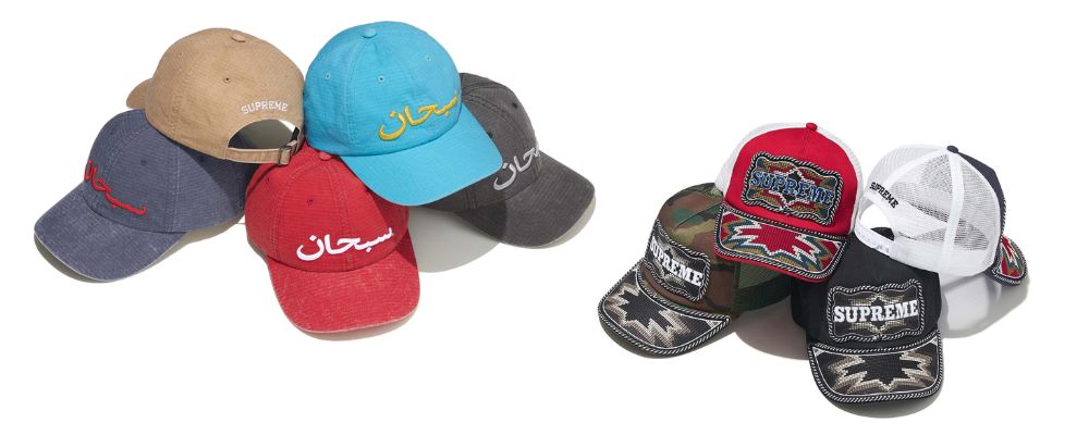Supreme 2026SS Week12発売予定アイテムまとめ｜ブランド古着買取専門店LIFEArabic Logo Ripstop 6-Panel 8,800円 / Western Embroidered Mesh Back 5-Panel 9,900円 画像