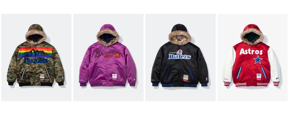 Supreme 2026SS Week13発売予定アイテムまとめ｜ブランド古着買取専門店LIFESupreme®/Mitchell & Ness® Teams Hooded Satin Varsity Jacket 69,300円 画像