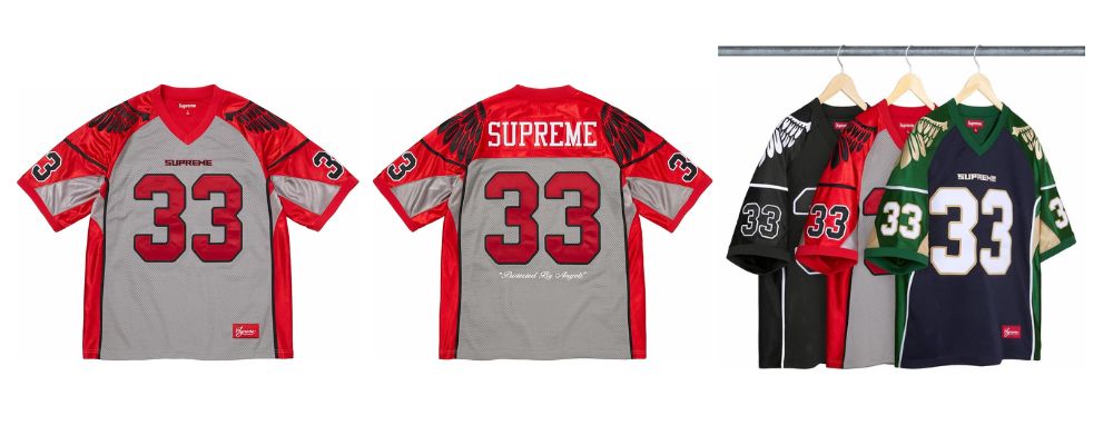 Supreme 2026SS Week14発売予定アイテムまとめ｜ブランド古着買取専門店LIFEWings Football Jersey 26,400円画像