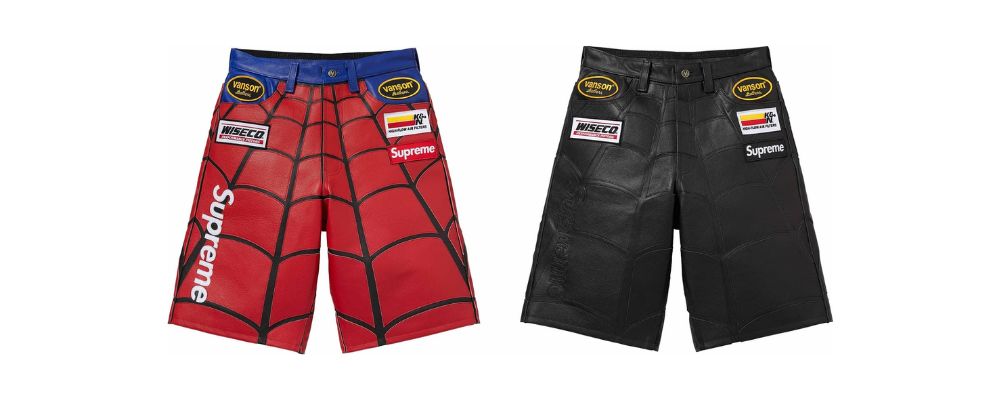 Supreme 2026SS Week14発売予定アイテムまとめ｜ブランド古着買取専門店LIFESupreme®/Vanson Leathers® Spider-Man Short 198,000円画像