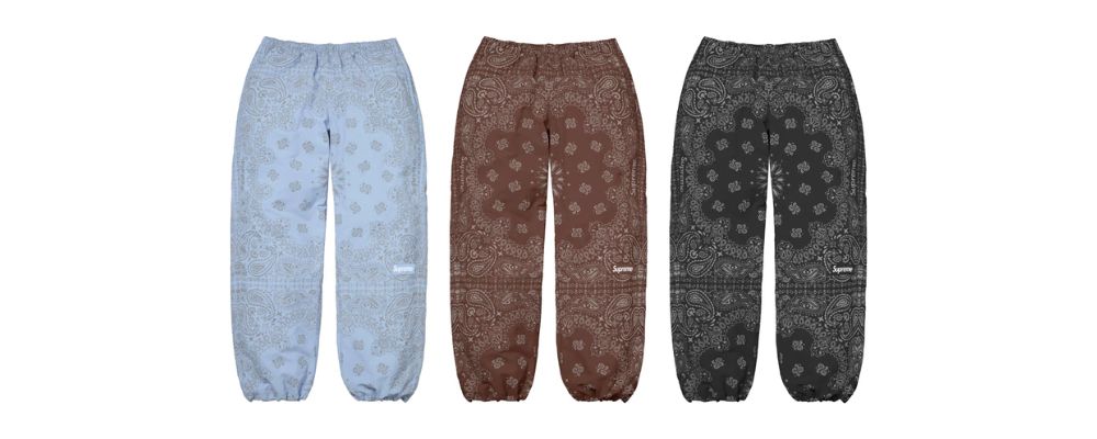 Supreme 2026SS Week14発売予定アイテムまとめ｜ブランド古着買取専門店LIFEReflective Bandana Track Pant 29,700円画像