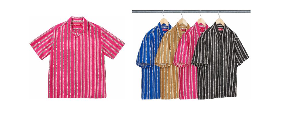 Supreme 2026SS Week14発売予定アイテムまとめ｜ブランド古着買取専門店LIFEOld English Stripe Silk S/S Shirt 29,700円
