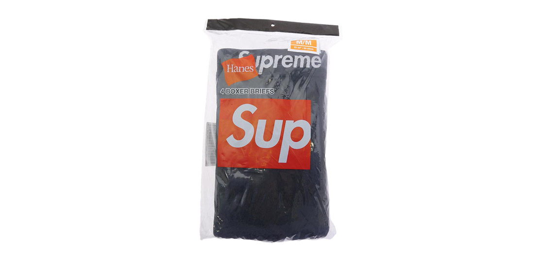 シュプリーム Hanes Boxer Briefs 4PACK 買取実績