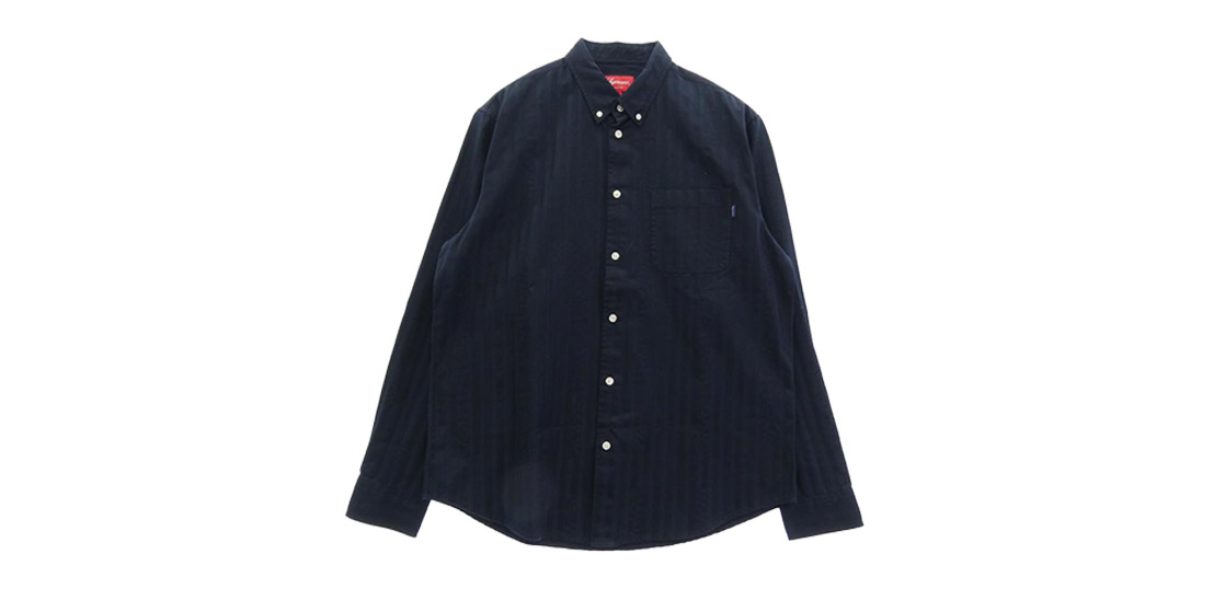 シュプリーム Jacquard Stripe Twill Shirt 買取実績