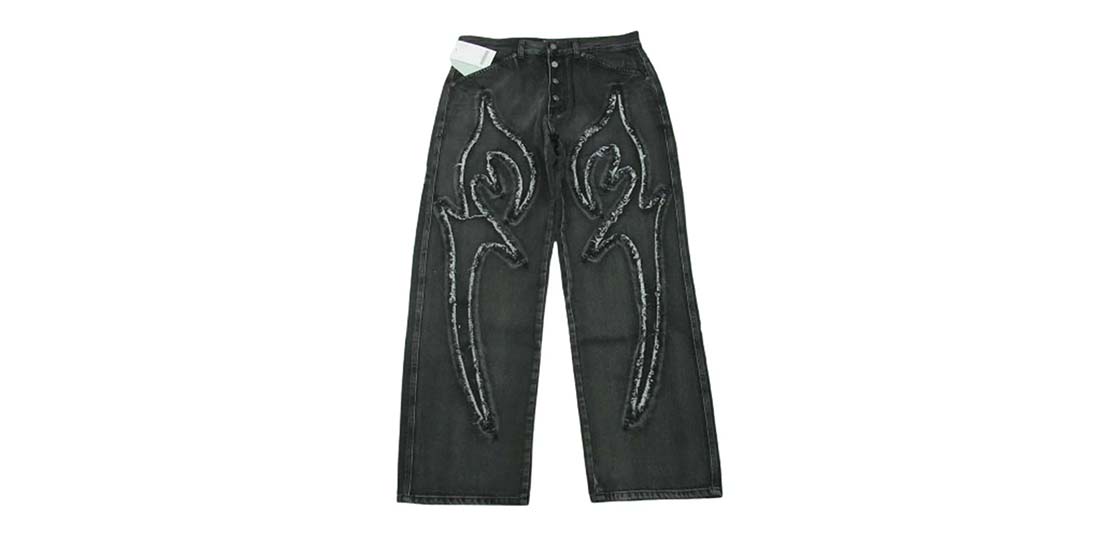 サグクラブ 23AW TC23PT0702 国内正規品 Tribal Denim Pants グレー系 BLACK 買取実績
