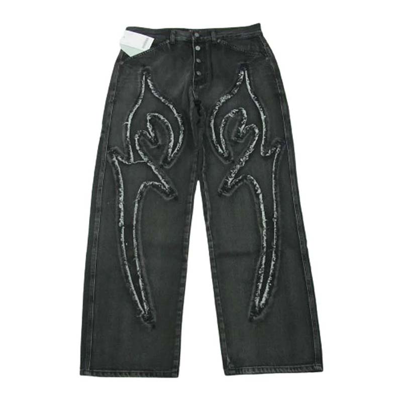 サグクラブ 23AW TC23PT0702 国内正規品 Tribal Denim Pants グレー系 BLACK 買取実績
