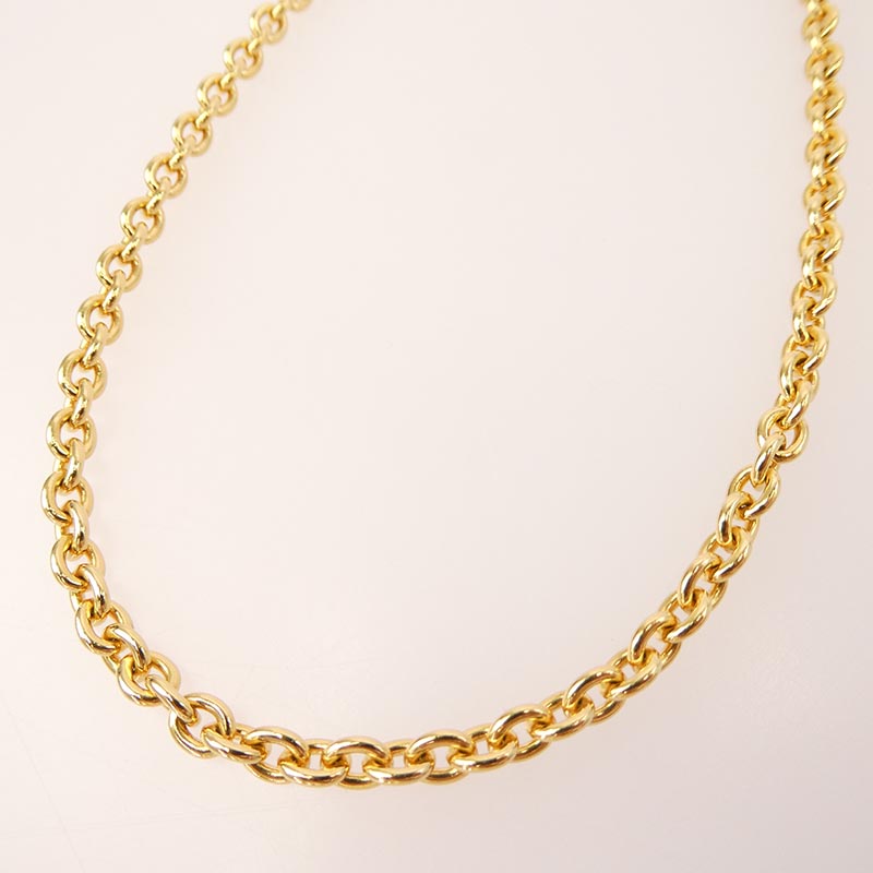 トムウッド 101426-17 Ada Chain Slim Gold 17inch 43cm エイダ チェーン 17cm スリム ネックレス 18Kゴールドプレーティング スターリング シルバー 925 買取実績 画像