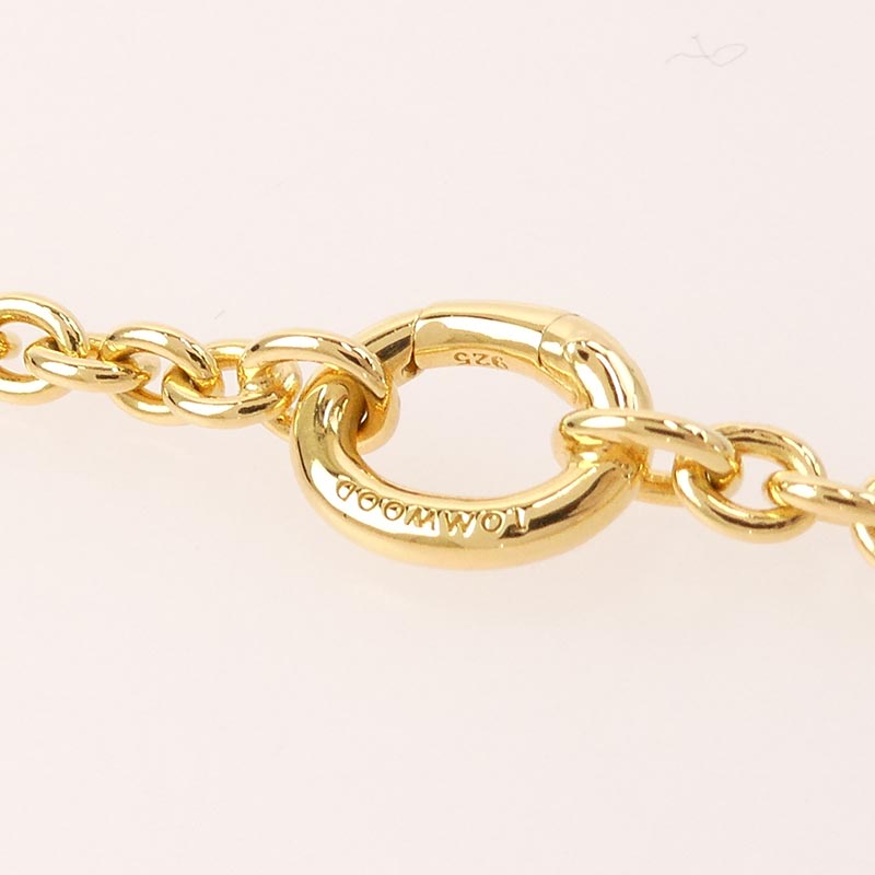 トムウッド 101426-17 Ada Chain Slim Gold 17inch 43cm エイダ チェーン 17cm スリム ネックレス 18Kゴールドプレーティング スターリング シルバー 925 買取実績 画像