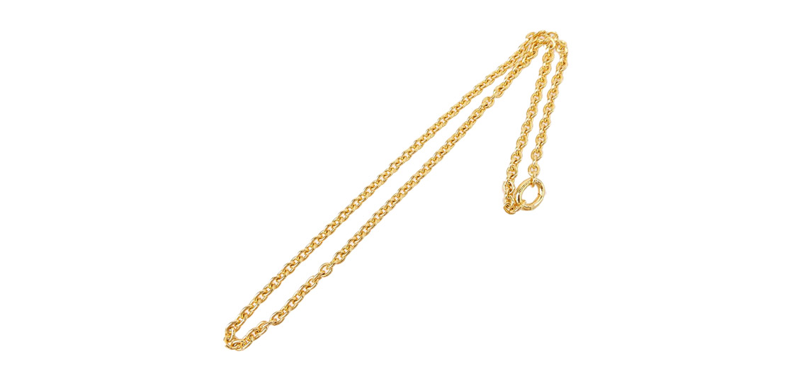 トムウッド 101426-17 Ada Chain Slim Gold 17inch 43cm 買取実績