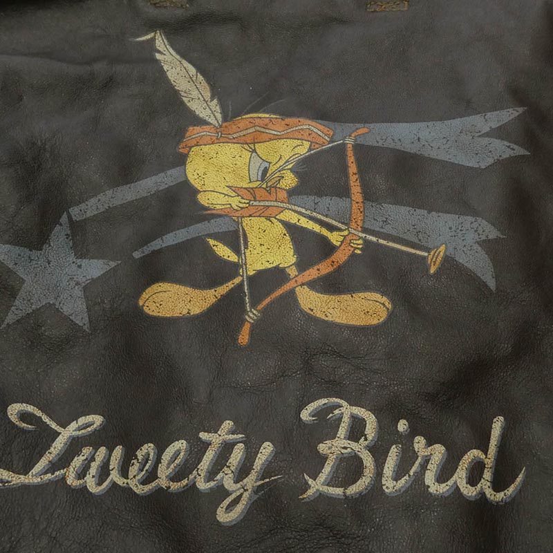 トイズマッコイ TMJ-1601 A-2 SYLVESTER&TWEETY OH-KAYE BABY フライト ジャケット 買取実績 画像