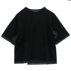 アンダーカバー 26SS UC1F1803-2 Slub cotton T-shirt 素材切替 背面ビックタグ スラブコットン Tシャツ 半袖カットソー 買取実績 画像