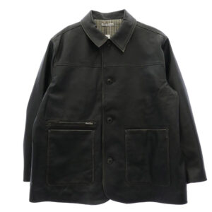 ユニフォームエクスペリメント 25AW UE-252000 LEATHER CAR COAT レザ ーカー コート 買取実績 画像