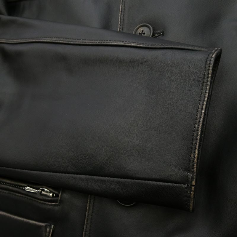 ユニフォームエクスペリメント 25AW UE-252000 LEATHER CAR COAT レザ ーカー コート 買取実績 画像