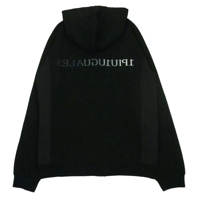 ウノピュウノウグァーレトレ CM001 SPORT COMFORT ZIP UP PARKA 素材切替 ロゴプリント ジップアップ パーカー フーディ 買取実績 画像