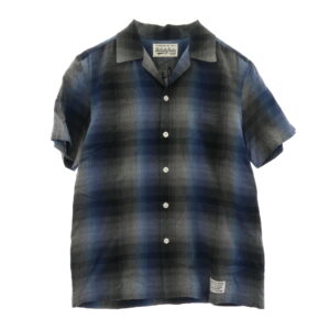 ワコマリア OMBRE CHECK OPEN COLLAR SHIRT 買取実績