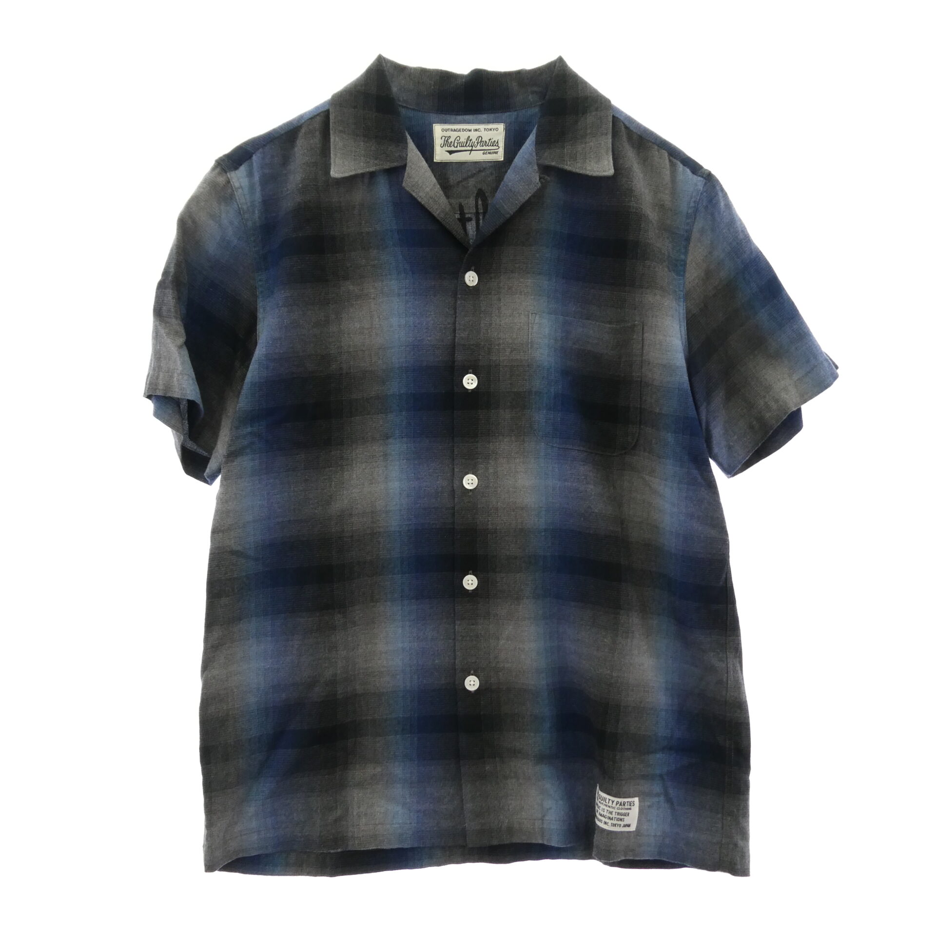 ワコマリア OMBRE CHECK OPEN COLLAR SHIRT 買取実績