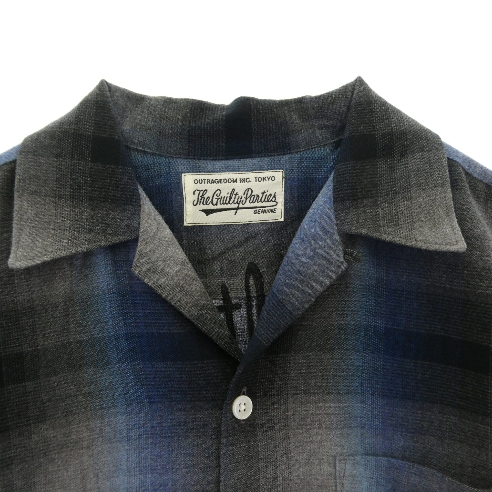 ワコマリア OMBRE CHECK OPEN COLLAR SHIRT オンブレチェック 半袖 シャツ 買取実績 画像