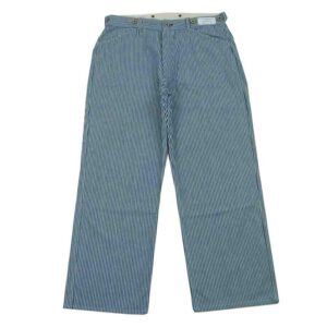 ウエアハウス 1234 1920's FREE LAND WAIST OVERALL ヒッコリー ウエストボタン ワーク パンツ 買取実績 画像