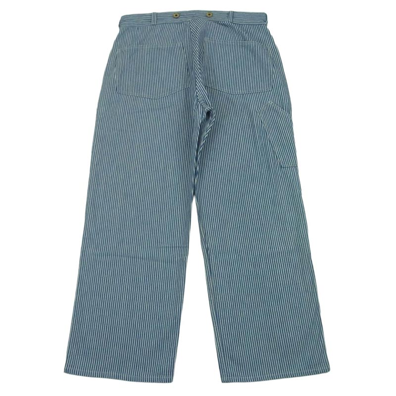 ウエアハウス 1234 1920's FREE LAND WAIST OVERALL ヒッコリー ウエストボタン ワーク パンツ 買取実績 画像