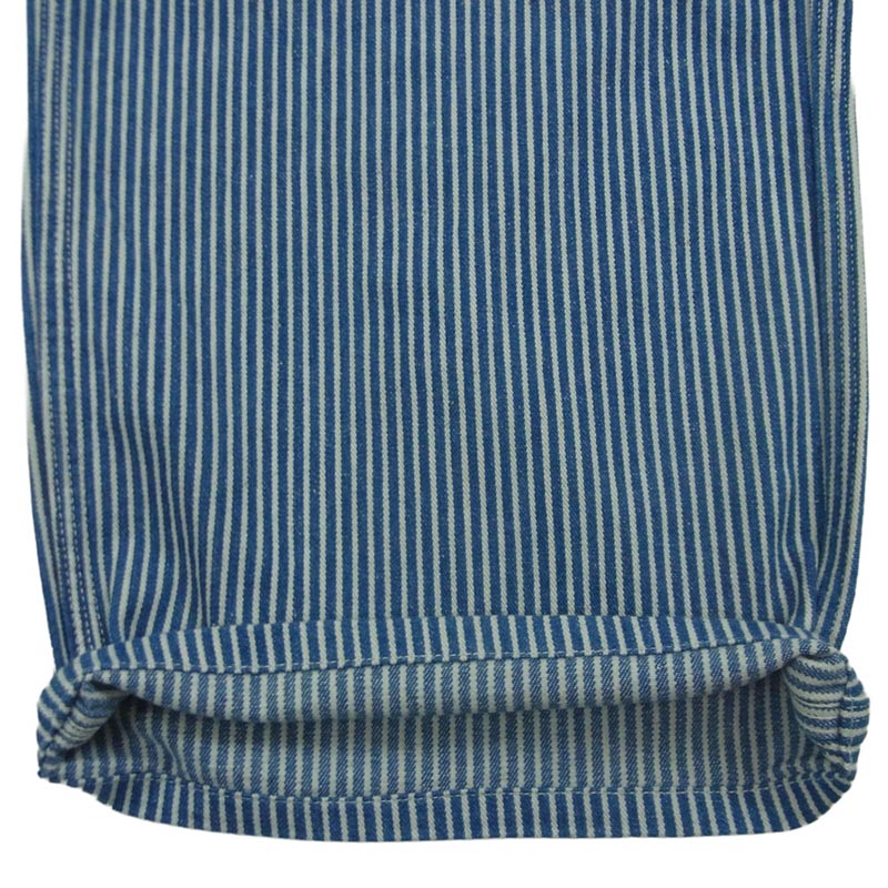 ウエアハウス 1234 1920's FREE LAND WAIST OVERALL ヒッコリー ウエストボタン ワーク パンツ 買取実績 画像