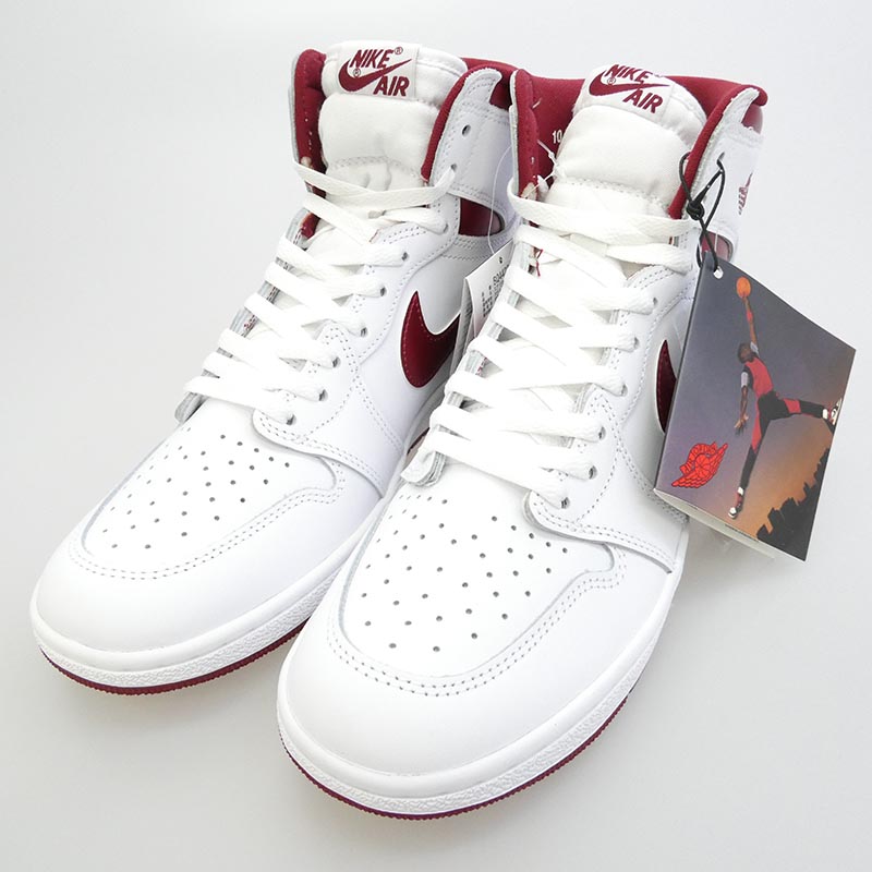 ナイキ BQ4422-161 Air Jordan 1 High 85 Metallic Burgundy エアジョーダン1 ハイ 85 メタリック バーガンディ ハイカットスニーカー 買取実績 画像
