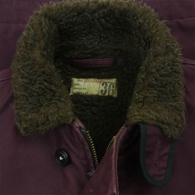 アンドファミリー TYPE N-1 DECK JACKET BUCCANEER ワインレッド系 買取実績 画像