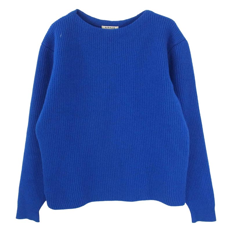オーラリー 23AW A23AP01MR Milled French Merino Rib Knit Boat Neck P/O 買取実績