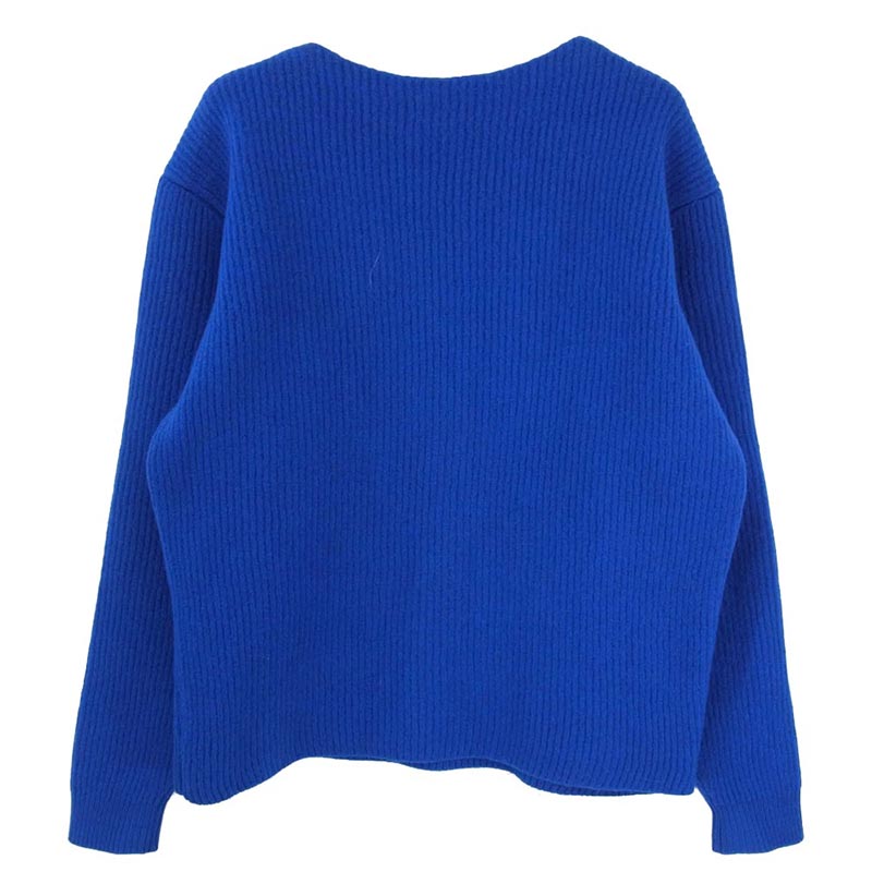 オーラリー 23AW A23AP01MR Milled French Merino Rib Knit Boat Neck P/O ミルド フレンチ メリノ リブ ニット 買取実績 画像