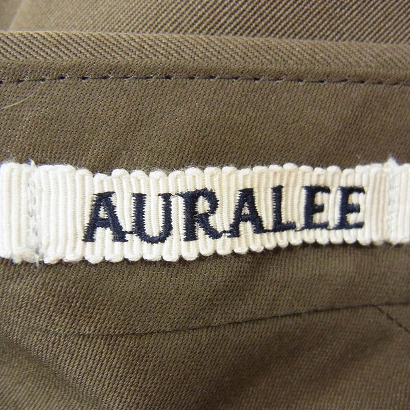 オーラリー 24AW A24AP03MG LIGHT WOOL MAX GABARDINE TWO-TUCK SLACKS ライトウールマックス ウールギャバジン スラックス パンツ 買取実績 画像