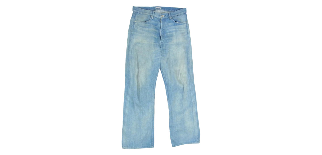 オーラリー 25SS A25SP02DE SELVEDGE FADED LIGHT DENIM PANTS A 買取実績