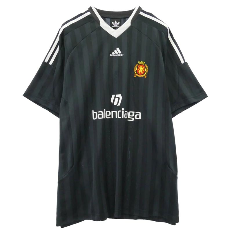 バレンシアガ 23SS 723663 TNV13 × adidas アディダス オーバーサイズ サッカー 半袖 ゲームシャツ Tシャツ 買取実績