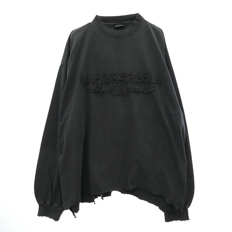バレンシアガ 25SS 783400 TSVA2 Cropped Long Sleeve T-Shirt  買取実績