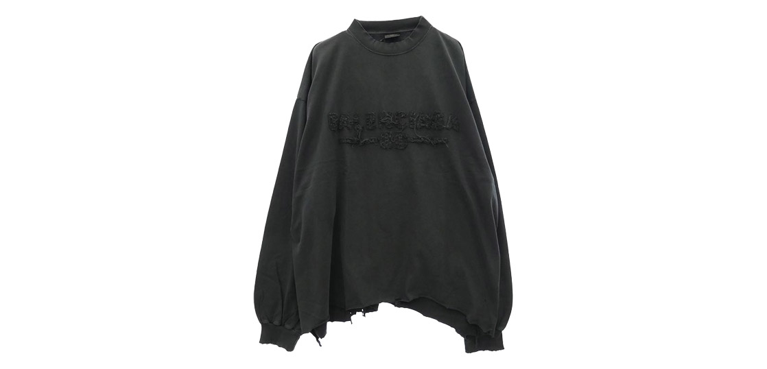 バレンシアガ 25SS 783400 TSVA2 Cropped Long Sleeve T-Shirt  買取実績
