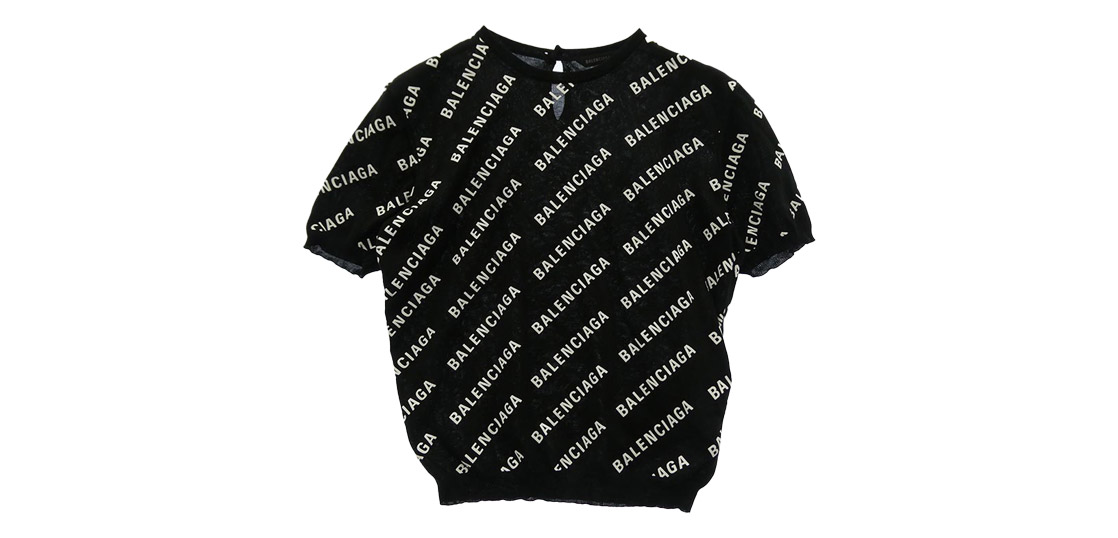 バレンシアガ 695449 T3234 Mini Allover Logo Sweater 買取実績