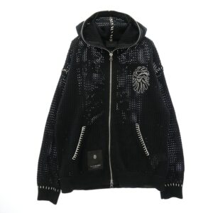 アベイシングエイプ 001KNL701301M CROCHET ZIPPED HOODIE クロシェ ジップアップ フーディー パーカー 買取実績 画像