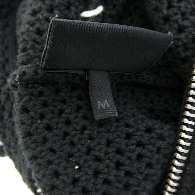 アベイシングエイプ 001KNL701301M CROCHET ZIPPED HOODIE クロシェ ジップアップ フーディー パーカー 買取実績 画像